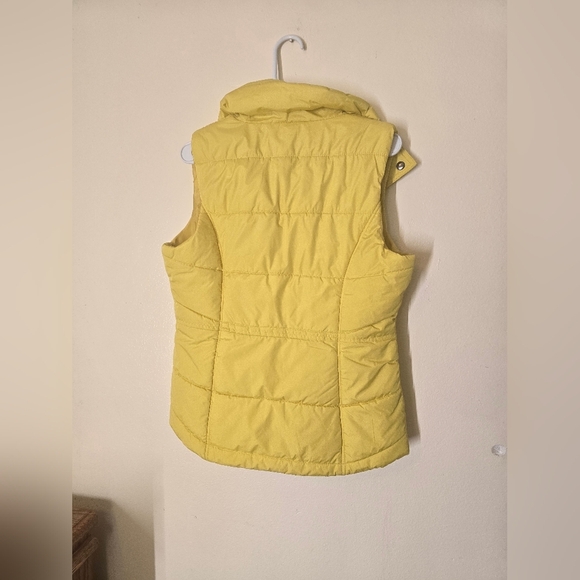 New York & Company Yellow Puffer Vest - Picture 3 of 3
